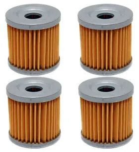 Factory Spec 4 Fs-711 4 Oil Filters For Arctic Cat Dvx 400 Kawasaki Kfx Suzuki Ltr450