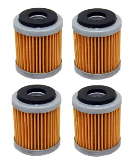 Factory Spec 4 Fs-720 Brand - 4 Pack Oil Filters For Yamaha Yfz450 2004 2005 2006