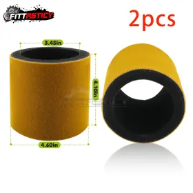 Fittasticy 710414563601 2x Air Filter For Kawasaki Prairie 300 400 Bayou 220 Kvf400a Klf250