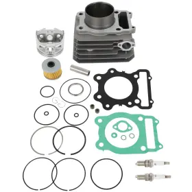 Flatroad Fl17528at089s For 1988-2000 Honda Trx 300 Fourtrax Cylinder Piston Gasket Top End Rebuild Kit
