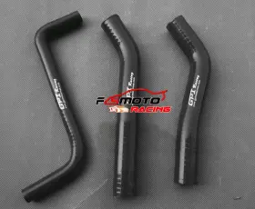 Fsmoto 5155285 Black Silicone Radiator Hose For Honda Trx450r Trx450 2004-2009 2005 2006 2007