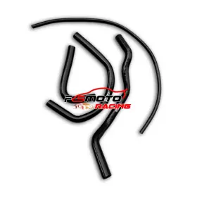 Fsmoto 641122 Black For 1987-2006 Yamaha Banshee 350 Yfz350 Reinforced Silicone Radiator Hose
