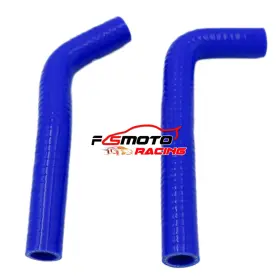 Fsmotoracing 511655 Silicone Radiator Hose For Atv Yamaha Yfz450 Yfz 450 2004-2013 2005 06 07 Blue
