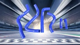 Fsmotoracing Cszv4898a Blue Silicone Radiator Hose For Kawasaki Kx250 Kx 250 1999 2000 2001 2002 99-02