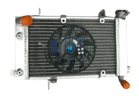 Fsmotoracing Fbcc5445 Aluminum Radiator Fan For Suzuki Ltz400 Ltz 400 Z Quadsport Z400 2009-2017