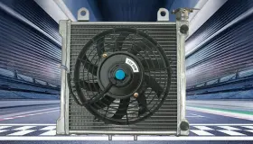 Fsmotoracing Zsvzsv1656ss For Bombardier Brp Can Am Ds 650 Ds650 Ds650x Baja 2000-2007 Alu Radiator Fan
