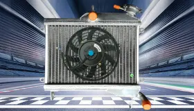 Fsmotoracing Zvxdb5sa Aluminum Radiator Fan For Yamaha Tzr250 1kt Tzr 250