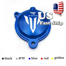 Fxcnc Fx-yqg-384-r1y-190418-z-4 Motor Blue Engine Protector Guard Cover For Yamaha Yfm700r 2008-2018 Us