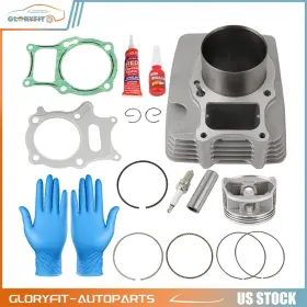 Gloryfit-autoparts Glop183frg1o862 Big Bore 74mm Cylinder Piston Top End Kit Fits Honda Trx250ex 250x Recon 250 Atv