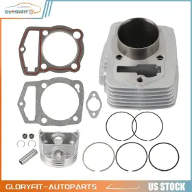 Gloryfit-autoparts Glop183frg1o869 Cylinder Piston Ring Gasket Kit Fits Honda Crf150f 150cc Bbk Crf 150 F 2003-2005