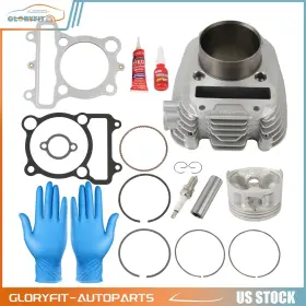 Gloryfit-autoparts Glop183frg1o878 Cylinder Piston Gasket Top End Kit For Yamaha Xt225 Ttr225 Ttr230 70mm Atv