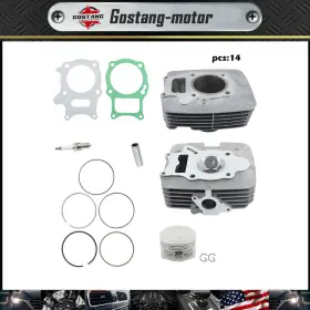 Gostang 12200-hm8-305/12200-hm8-a40 For Honda Trx250te / Tm Recon 250 2002-2014 Cylinder Head Top End Rebuild Kit