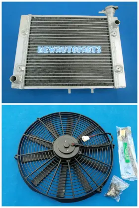Gpi Racing 5rw8fn Atv Aluminum Radiator And Fan For 2006-2014 Can-am/canam Outlander 500/650/800
