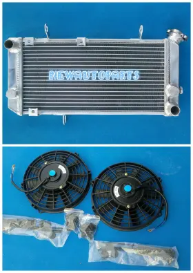 Gpi Racing J8n6 3 Row Aluminum Radiator Fans For 1997-2001 98 99 2000 Suzuki Tl1000s Tl 1000s