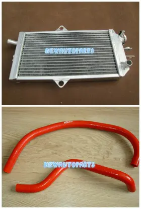 N5u8 Gpi Racing Red Aluminum Radiator And Hose For Suzuki Quadracer 250 Lt250r Lt 250r 1985-1992