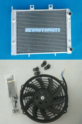 Gpi Racing P9d5 Atv Aluminum Radiator And Fan For Polaris Rzr 800 S Rzr800 Rzr800s 2007-2014 13 12