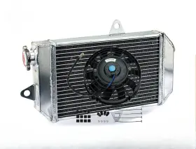 Gpi Racing Radiator-023 For 1987-2006 Yamaha Atv Banshee Yfz350 Yfz 350 Radiator Fan