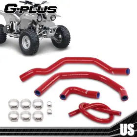 Gplusmotor Gpl2873912 Red Fit For Yamaha Banshee 350 Yfz350 1987-2006 Silicone Radiator Hoses
