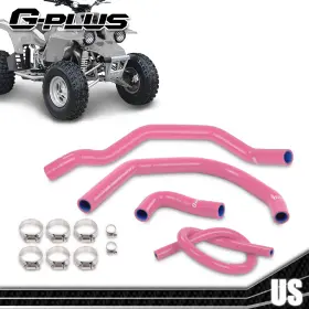 Gplusmotor Gpl3247809 Pink Fit For Yamaha Banshee 350 Yfz350 1987-2006 Silicone Radiator Hoses