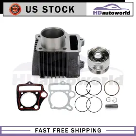 Hdautoworld H05130341ld 50cc Cylinder And Piston Kit For Honda Z50 Xr50 Crf50 Dirt Bike Pit