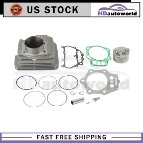 Hdautoworld H17162501ld Cylinder Piston Top End Rebuild Kit For Honda Trx500 Fm Fe Fourtrax Foreman