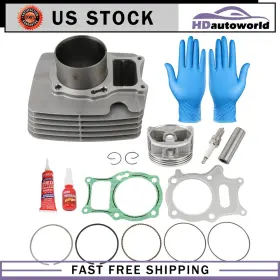 Hdautoworld Htde183po1ds861 Cylinder Jug Piston Top End Kit Fits Honda Trx250ex 250x Recon 250 72mm Big Bore