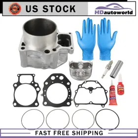 Hdautoworld Htde183po1ds863 Cylinder Piston Top Rebuild 2020-2024 For Honda Trx 520 Foreman Rubicon