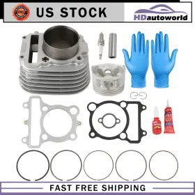 Hdautoworld Htde183po1ds878 Cylinder Piston Gasket Top End Kit For Yamaha Xt225 Ttr225 Ttr230 70mm Atv