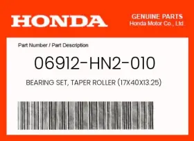 Honda 06912-hn2-010 Genuine Bearing Set Taper Roller 17x40x13.25 Koyo -