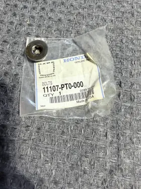 11107-pt0-000 Honda 1995 Odyssey Bolt Seling 16mm Oem New