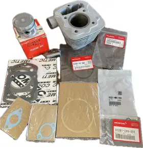 Honda 12100-943-000 87-88 Trx125 Top End Motor Rebuild Cylinder Piston Gaskets Kit