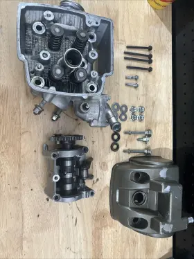 Honda 12200-hp1-600 Cylinder Head Trx450er Trx450r 06-14 Oem Headvalves Assembly Needs Repair