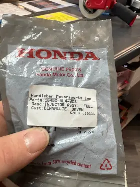 16450-hl4-003 Honda Oem Part# 16450-hl4-03 Injector Assy Fuel