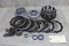 Honda 22100-961-000 81-84 Atc250r Oem Complete Clutch W Plates Basket Hub Assembly