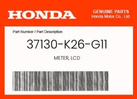 Honda 37130-k26-g11 Genuine Meter Lcd -