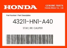 Honda 43211-hn1-a40 Genuine Stay Rr. Caliper -