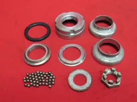 53214-vm5-000 Honda 84 Trx 200 A Steering Shaft Bearing Assembly Race Nut #