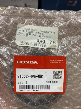 Honda 91002-hp5-601 Genuine Bearing 40x85x18 Rancher Foreman Main Oem 420 500