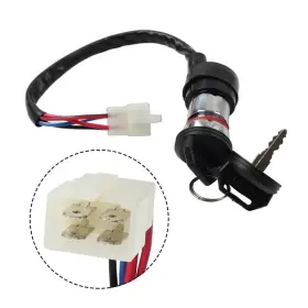 Hotsalecenter 550752930204 Ignition Switch Lock 4 Wires For Linhai 250cc 260cc 300cc 400cc Atv With 2 Keys