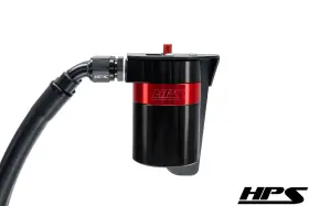 Hps Performance 860-023-rzrxp Aluminum Oil Catch Can Kit For Polaris 16-21 Rzr Xp/xp 4 Turbo Black 17 18