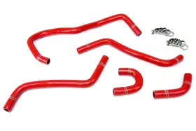 Hps Performance Products 57-1345-red Silicone Radiator Hoses Red For Yamaha 2004-2007 Yxr450 Yxr660 Rhino