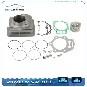 Hqa171ac625ce Hqas-accessories For 2005-11 Honda Trx500 Trx 500 Foreman Top End Rebuild Kit Cylinder Piston