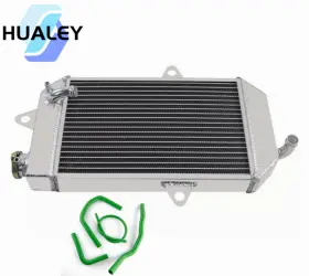 Hualey Hpr115 Aluminum Radiator Green Hose For 1987-2006 Yamaha Banshee 350 Yfz350 Yfz