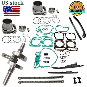 Ikoyqinxer 21050400101 Front&rear Cylinder Kit With Crankshaft Gasket For Odes 1000 Dominator Atv Utv Usa