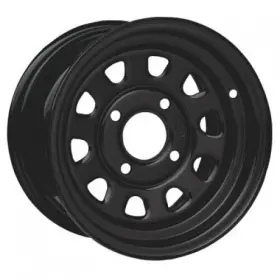 Itp 1422319014b 4/137 12mm Steel Wheel 14x7 4.0 3.0 Black