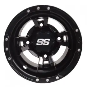Itp 98sb14bx 4/110 Ss112 Alloy Sport Wheels 9x8 3.0 5.0 Black
