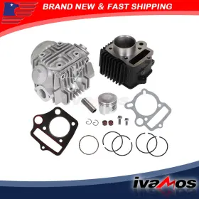 Ivamos Hnck-90cyl 1993-2005 Top End Rebuild Kit Cylinder Head Piston For Honda Sportrax Trx90 90cc
