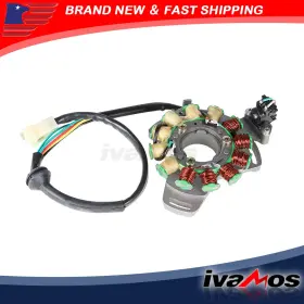 Ivamos St0009506k For 1987-2006 Yamaha Banshee Stator /-10 Adjustable Timing Plate Fits Any Year