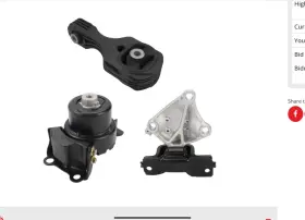 Jdmon A65062 Engine Motor And Transmission Mount Kit Compatible With Honda Fit 2015-20