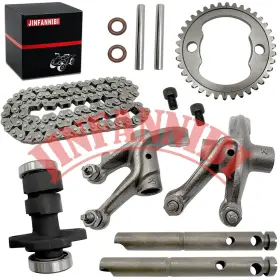Jinfannibi 14100-hc0-000 Camshaft Rocker Arms And Cam Gear Sprocket Kit For Honda Sportrax 300 Trx300ex 2x4